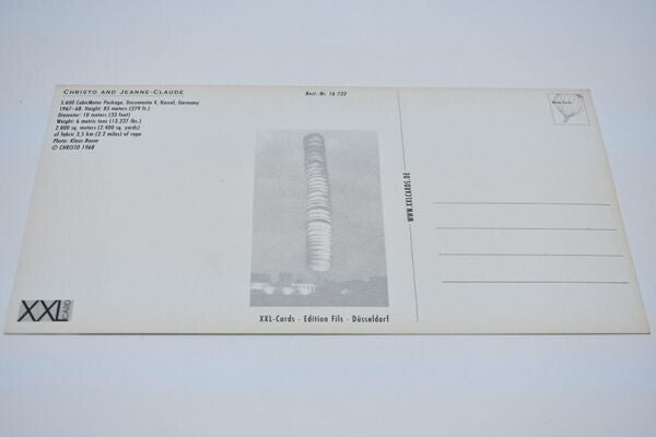 Christo Signed Postcard 23 X 12 Cm (9 X 4.7