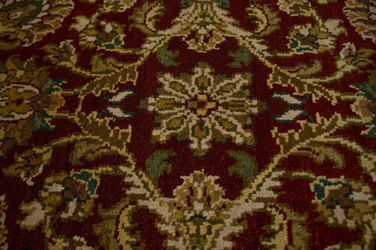Handmade Chobi Oriental Runner Rug Red & Charcoal