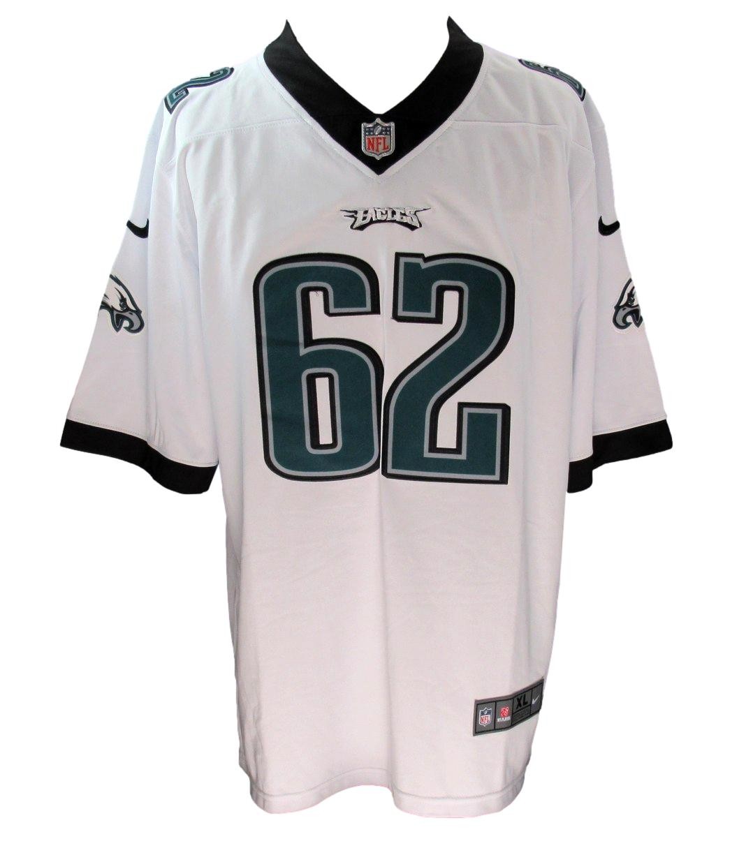Jason Kelce Signed White Nike On Field Football Jersey Eagles Psa/Dna 190417