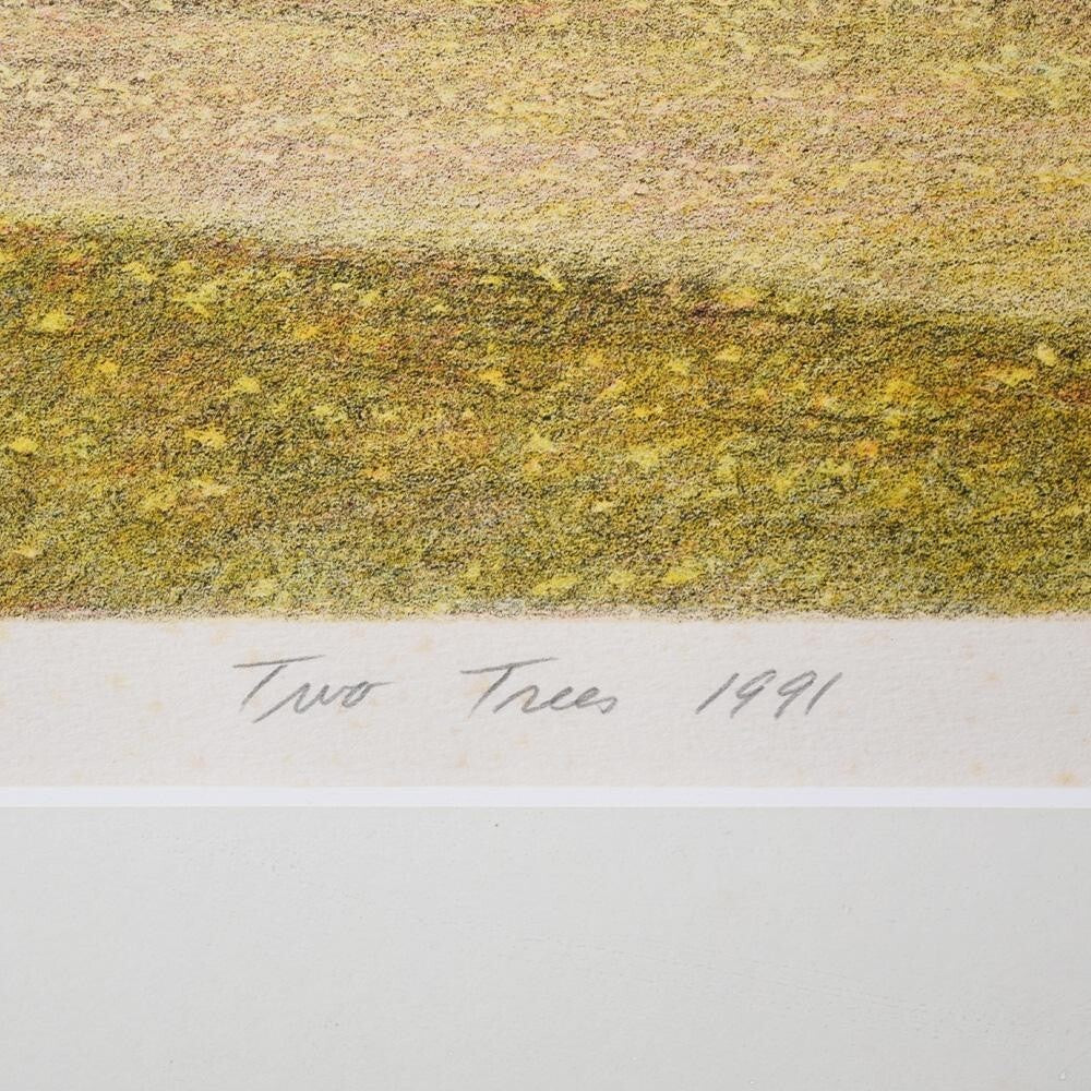 Harold Altman "Two Trees" Original Lithograph