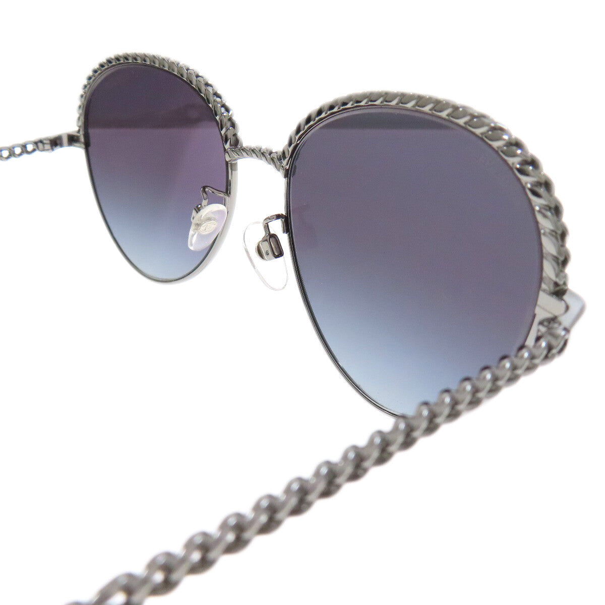CHANEL sunglasses Chain Metal