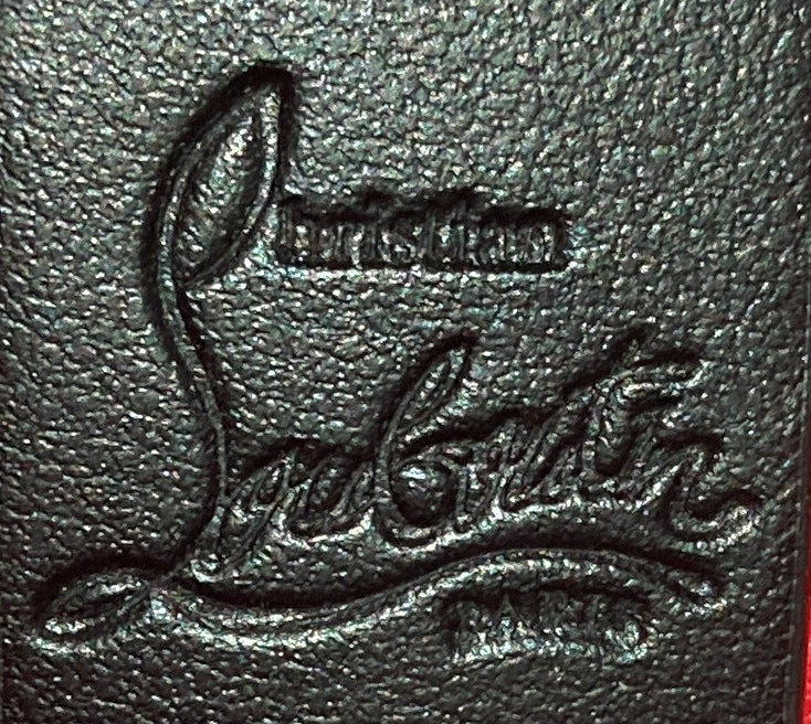 Christian Louboutin Cabata North South Zipped Tote Crocodile Embossed Leather