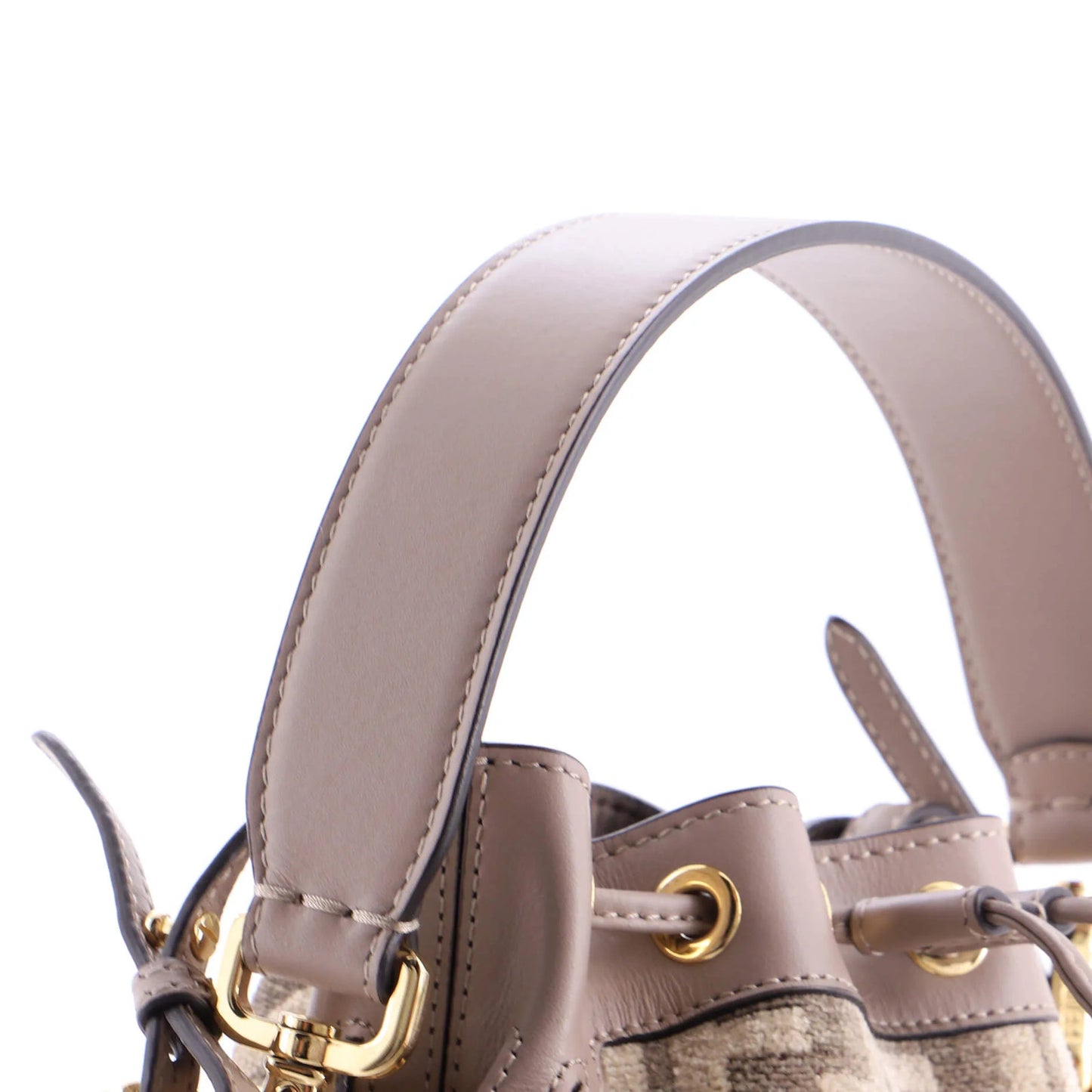 Fendi Mon Tresor Bucket Bag Zucca Velvet Jacquard Mini