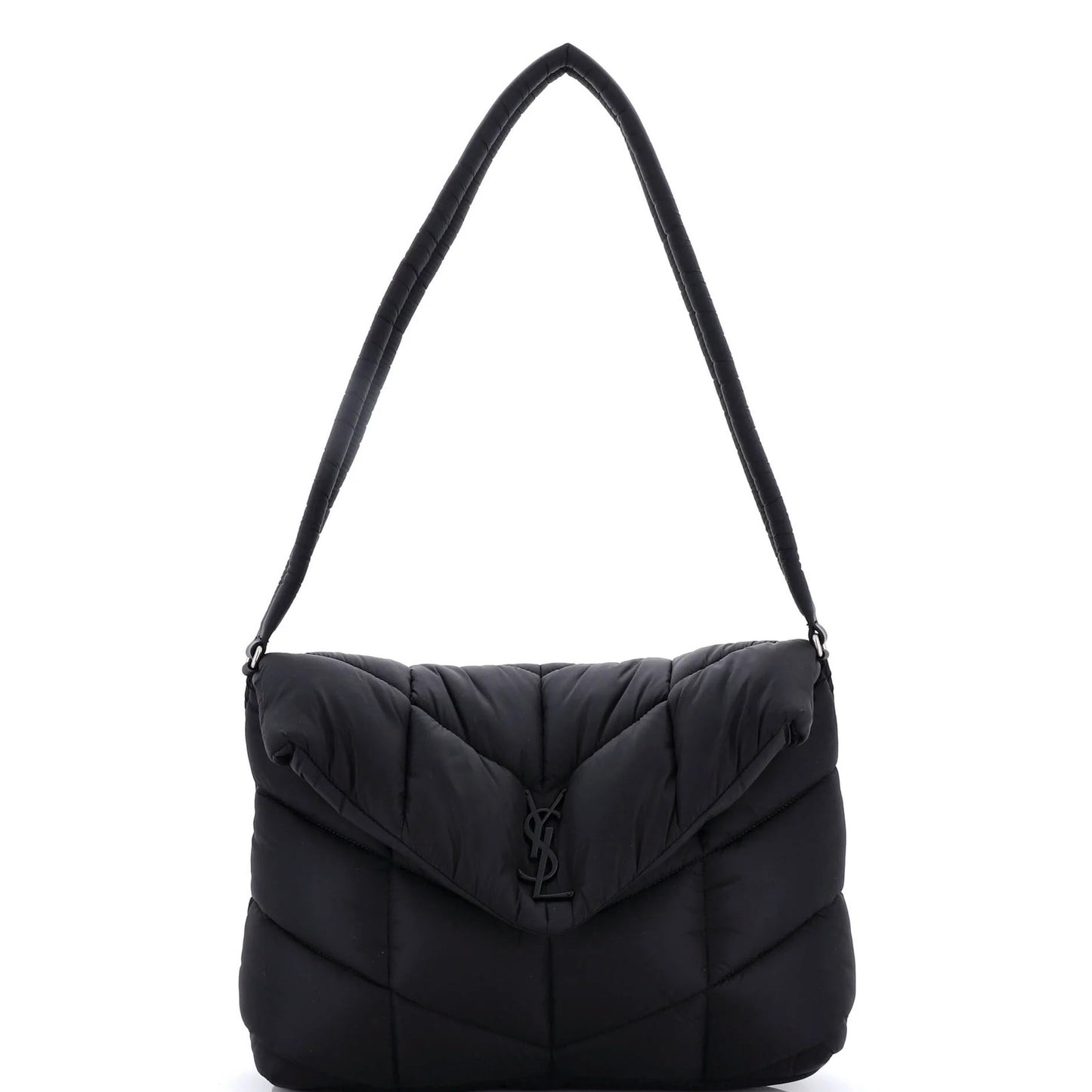 Saint Laurent Loulou Puffer Messenger Bag Quilted Econyl