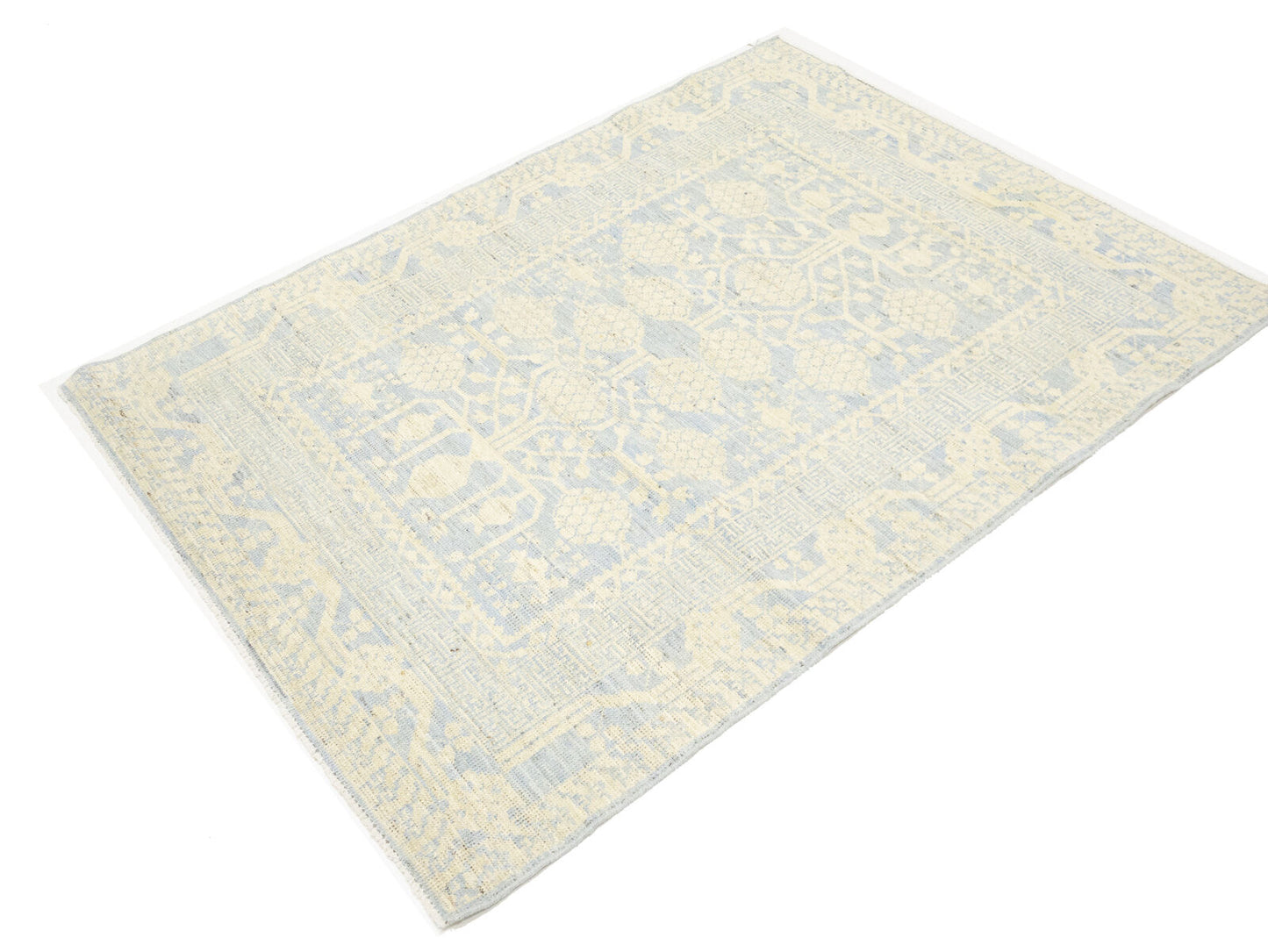 Handmade Khotan Rug Floral Classic Oushak