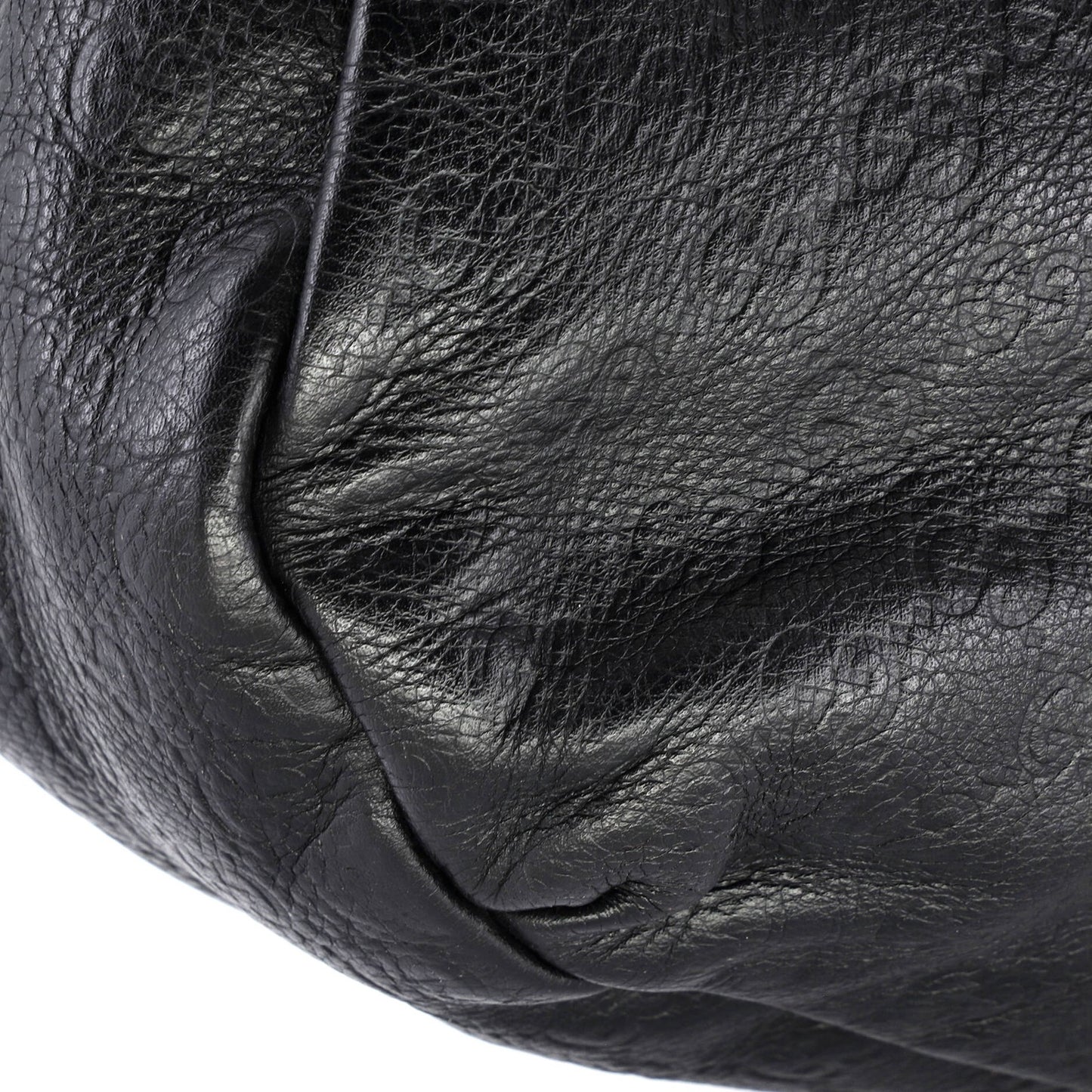 Gucci New Ladies Web Hobo Guccissima Leather Medium