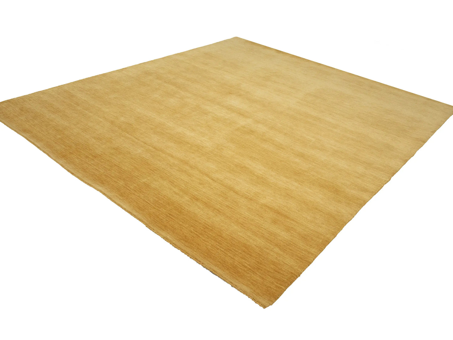 Golden Peach Solid Design Hand-Loomed 8X10 Gabbeh