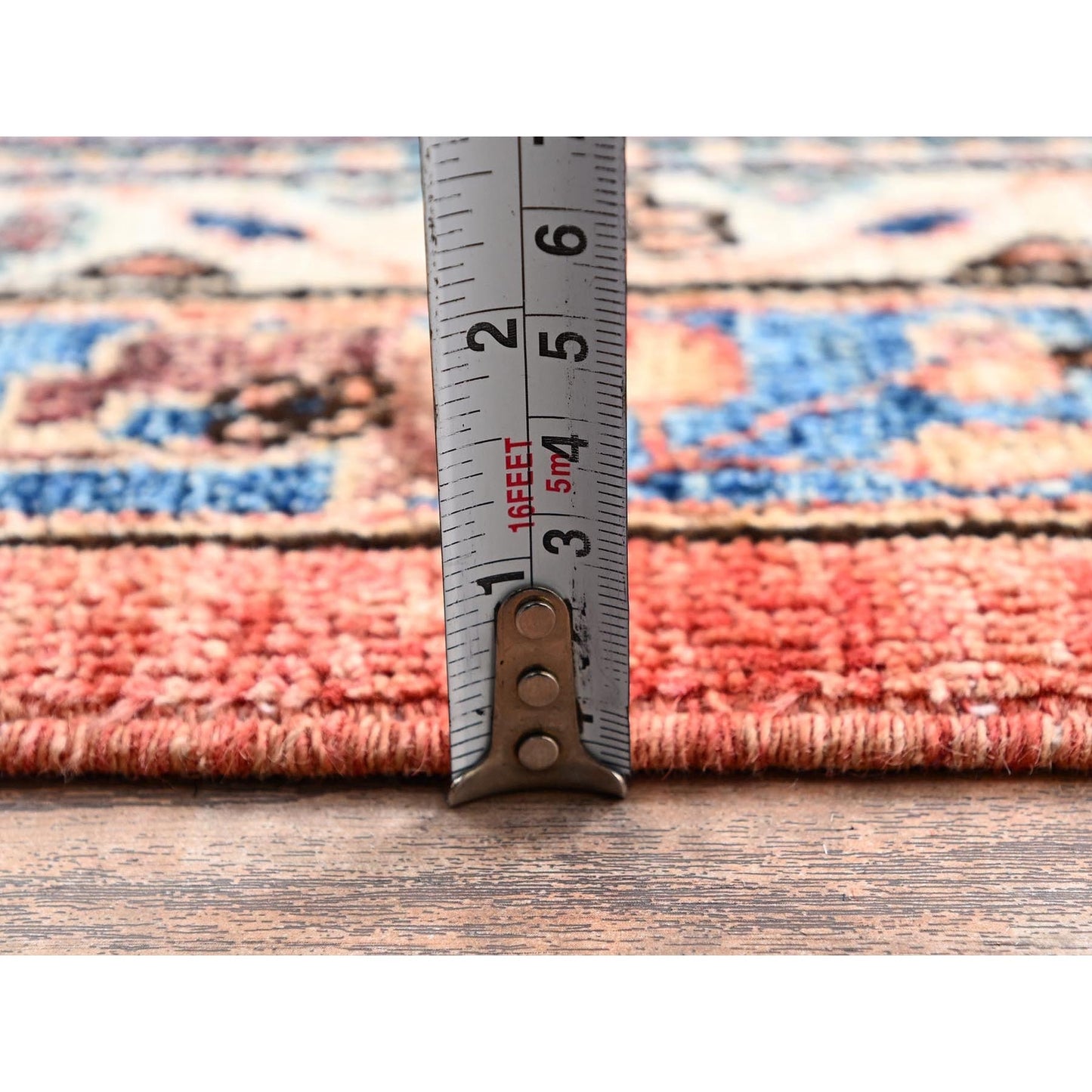 10'1"X13'10" Red Aryana Grade Bijar Garus Design All Wool Hand Knotted Rug