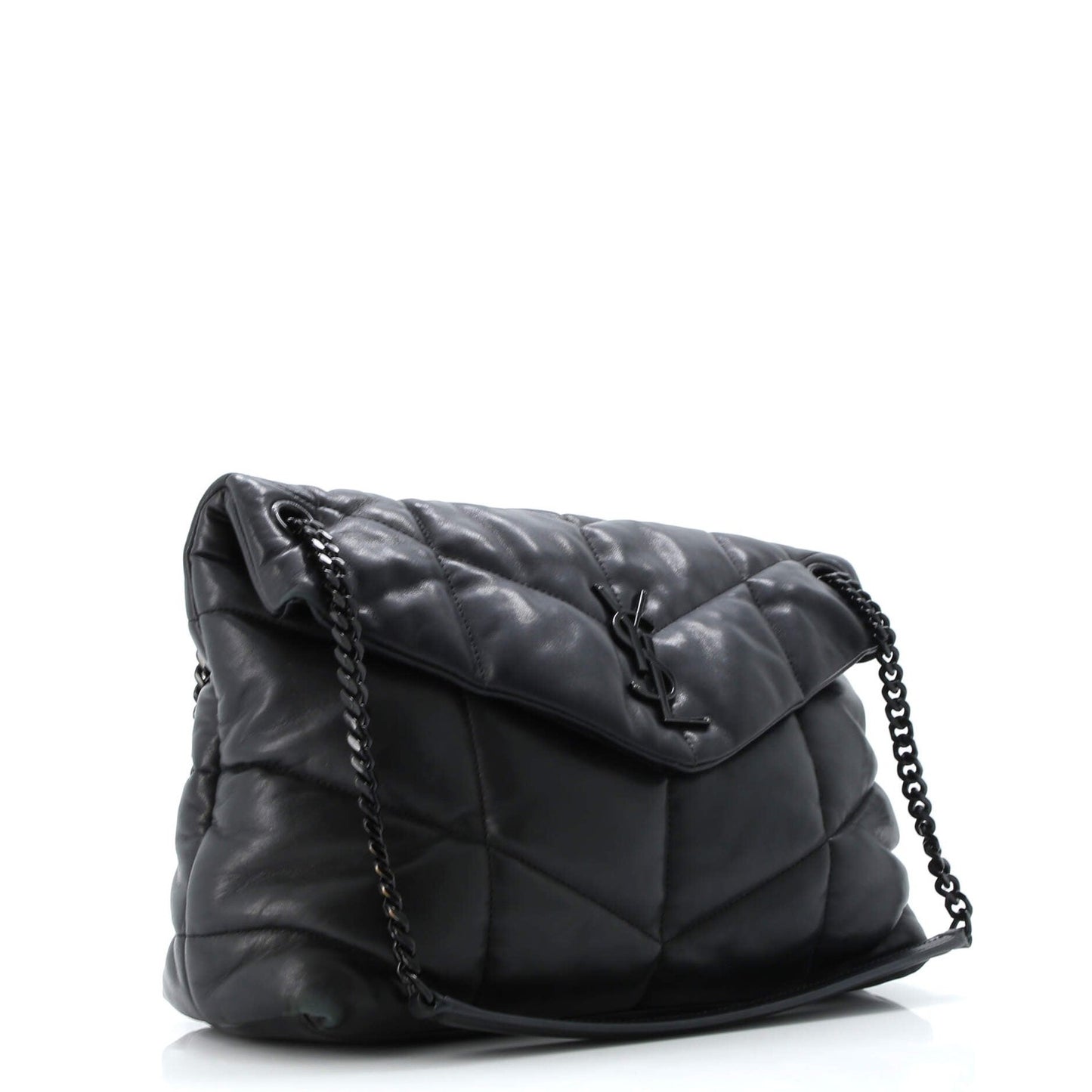 Saint Laurent Loulou Puffer Shoulder Bag Quilted Leather Medium