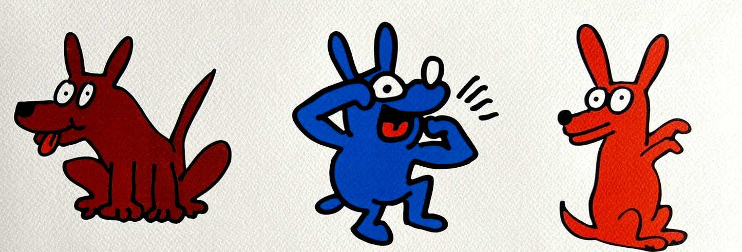 Keith Haring Lithograph Coa Signed Numbered