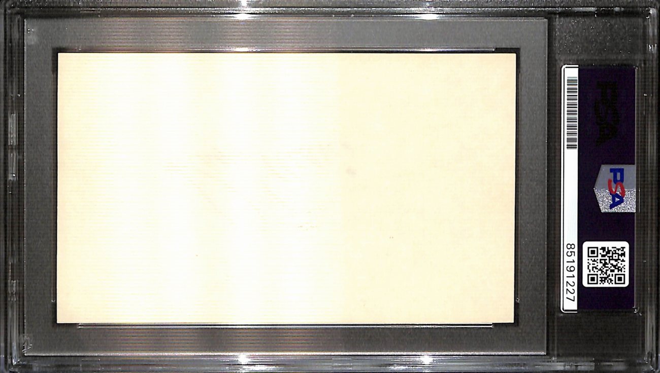 Roger Maris Signed/Auto 3X5 Index Card New York
