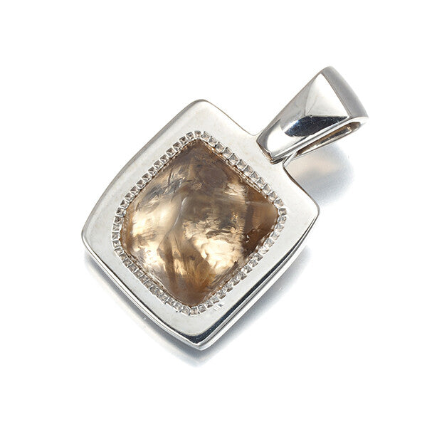 De Beers Talisman Number Pendant Rough-Cut