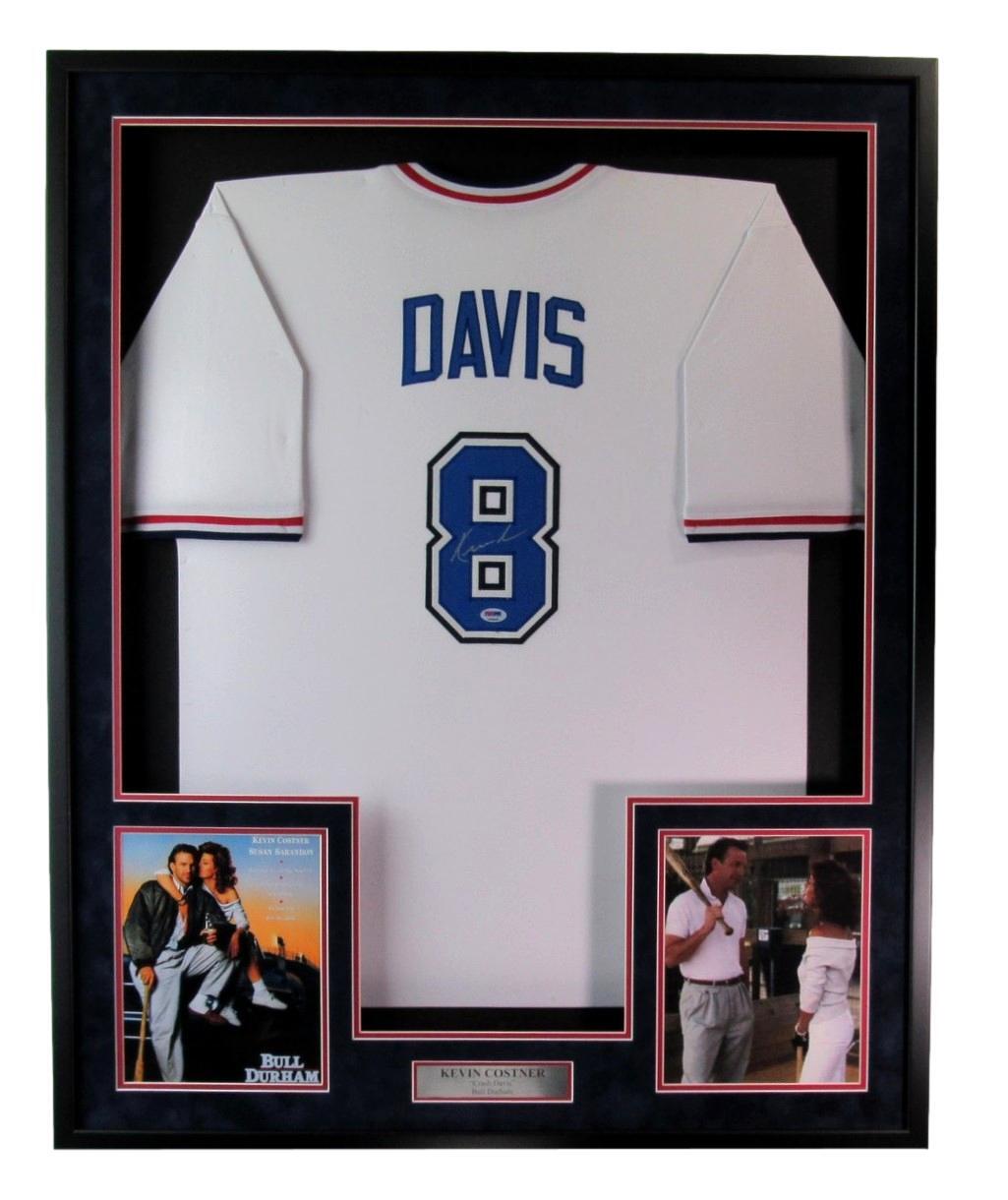 Kevin Costner Signed Baseball Jersey "Bull