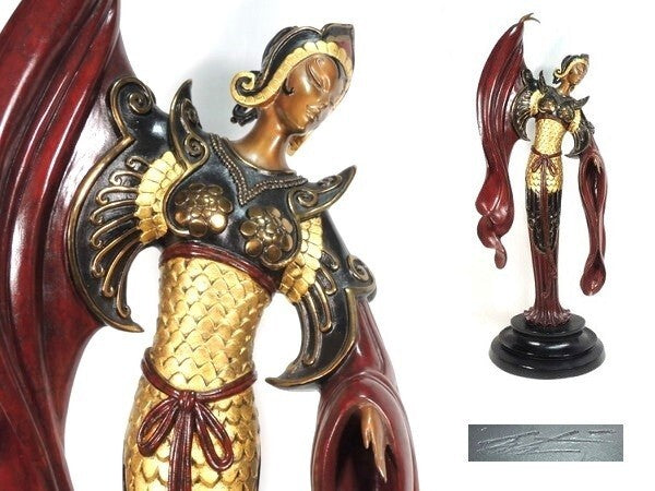 Rare Erte " Chinese Legend " Large Bronze