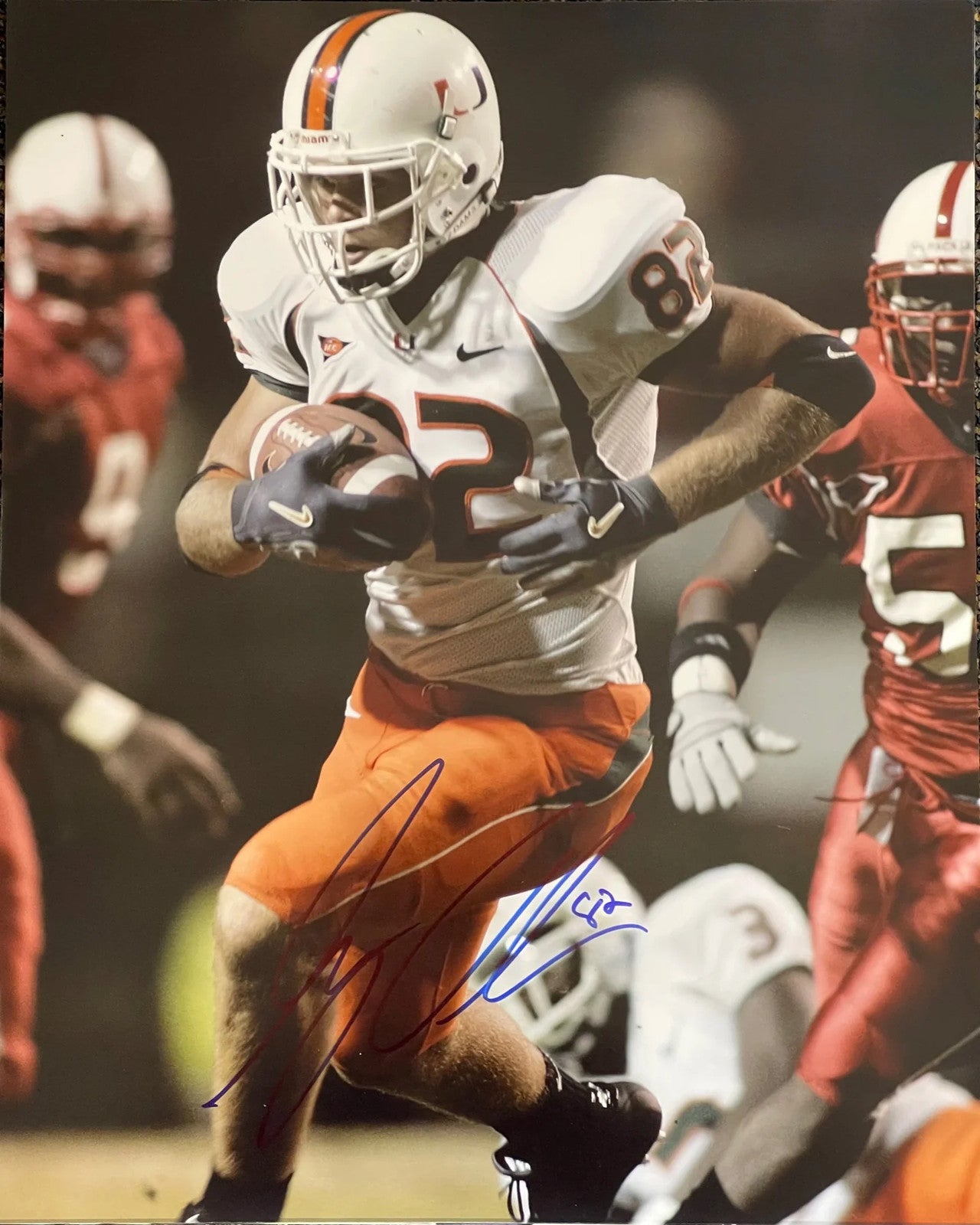 Greg Olsen Autographed 16X20 Football Photo