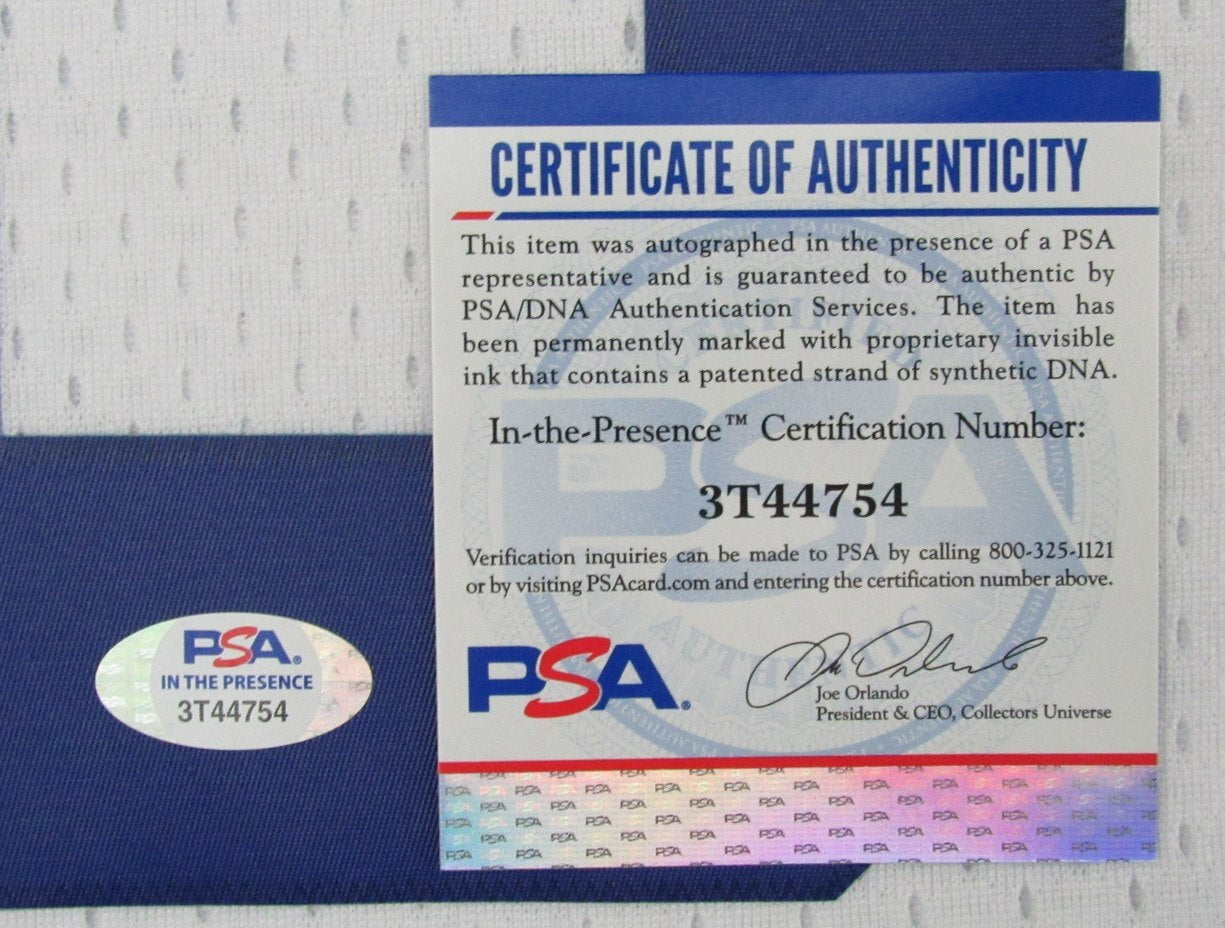 Julius Erving Hof Autographed Mitchell & Ness