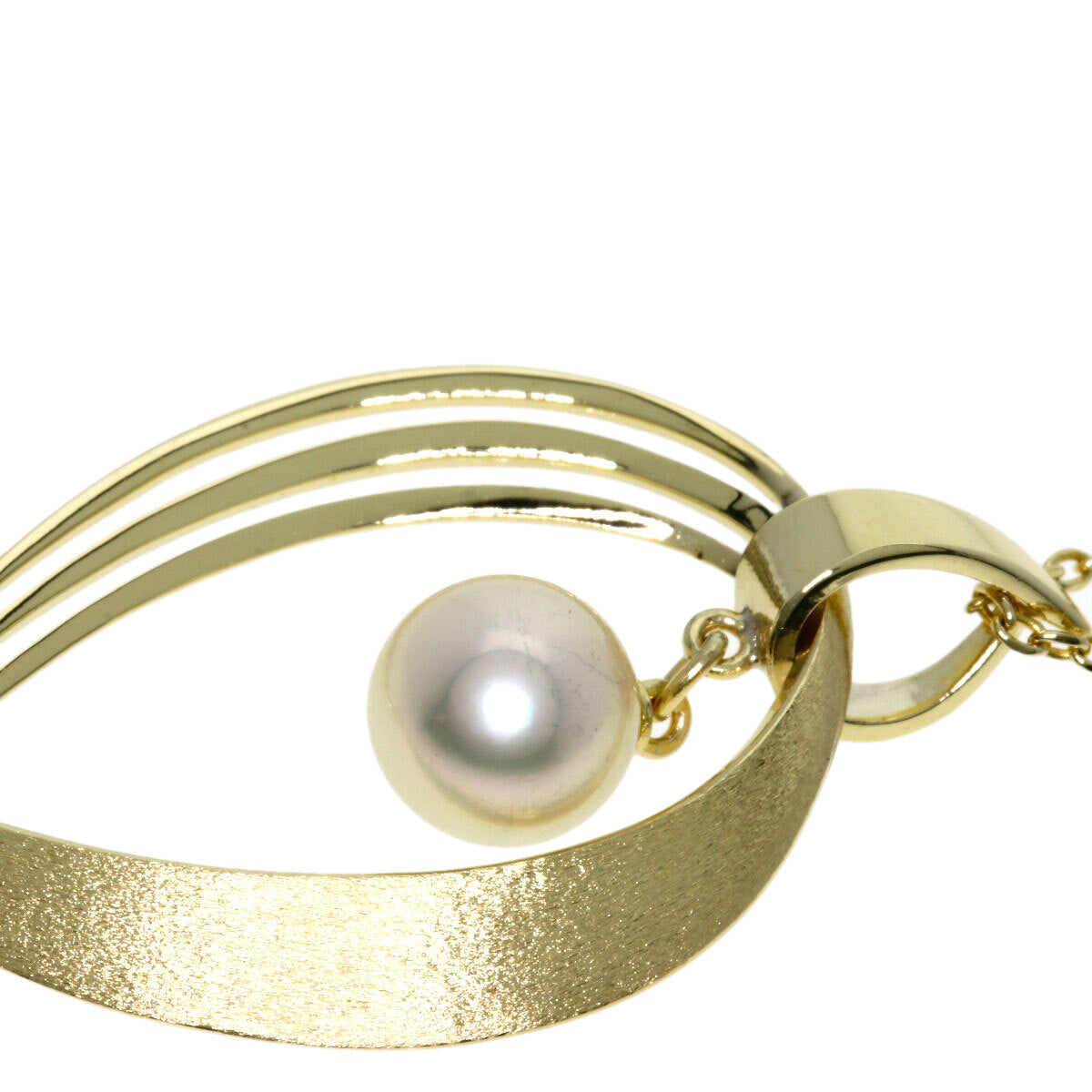 Mikimoto Necklace Pearl Pearl K14 Yellow Gold