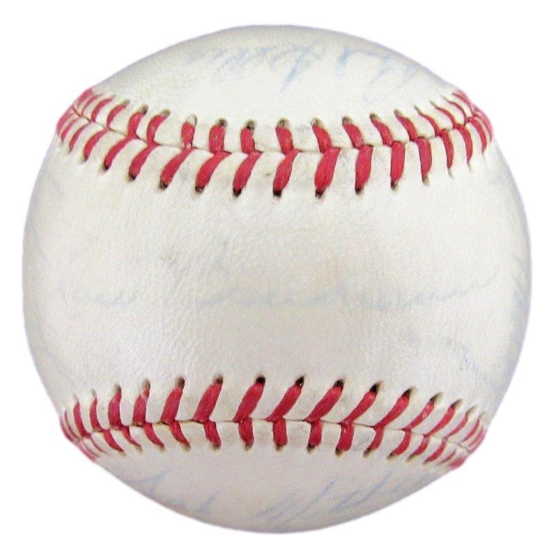 1950'S Cleveland Indians Team Autographed (23