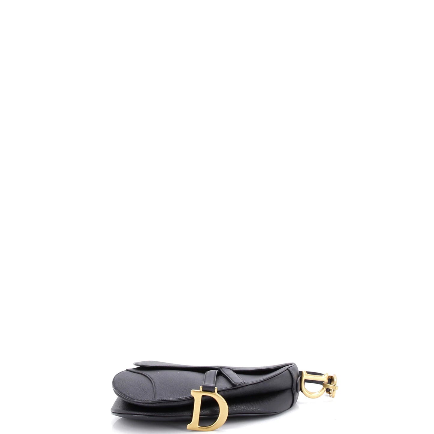 Christian Dior Saddle Handbag Leather Medium