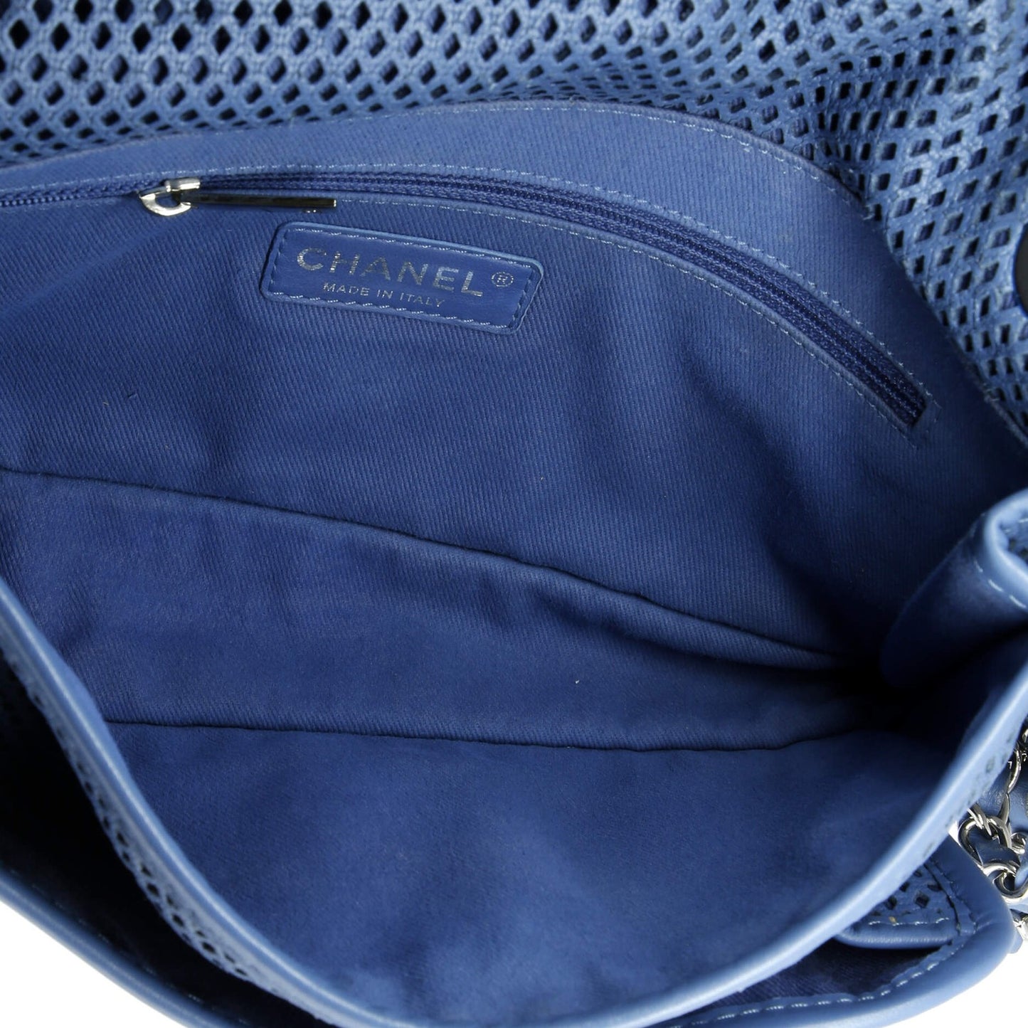 Chanel Up In The Air Flap Bag Perforated Leather Medium
