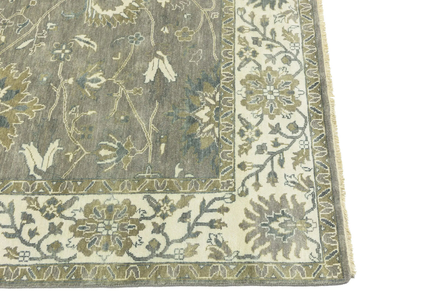 Oriental Peshawar Osh Chobi Large Square Rug