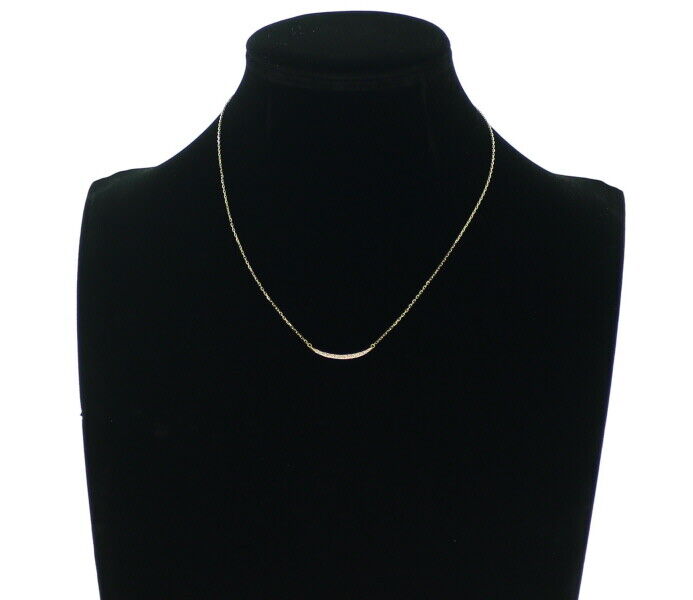 Diamond 0.09Ct Necklace 18K 750 Yellow Gold