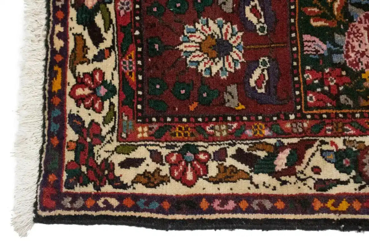 Vintage Handmade Floral Garden Design Oriental