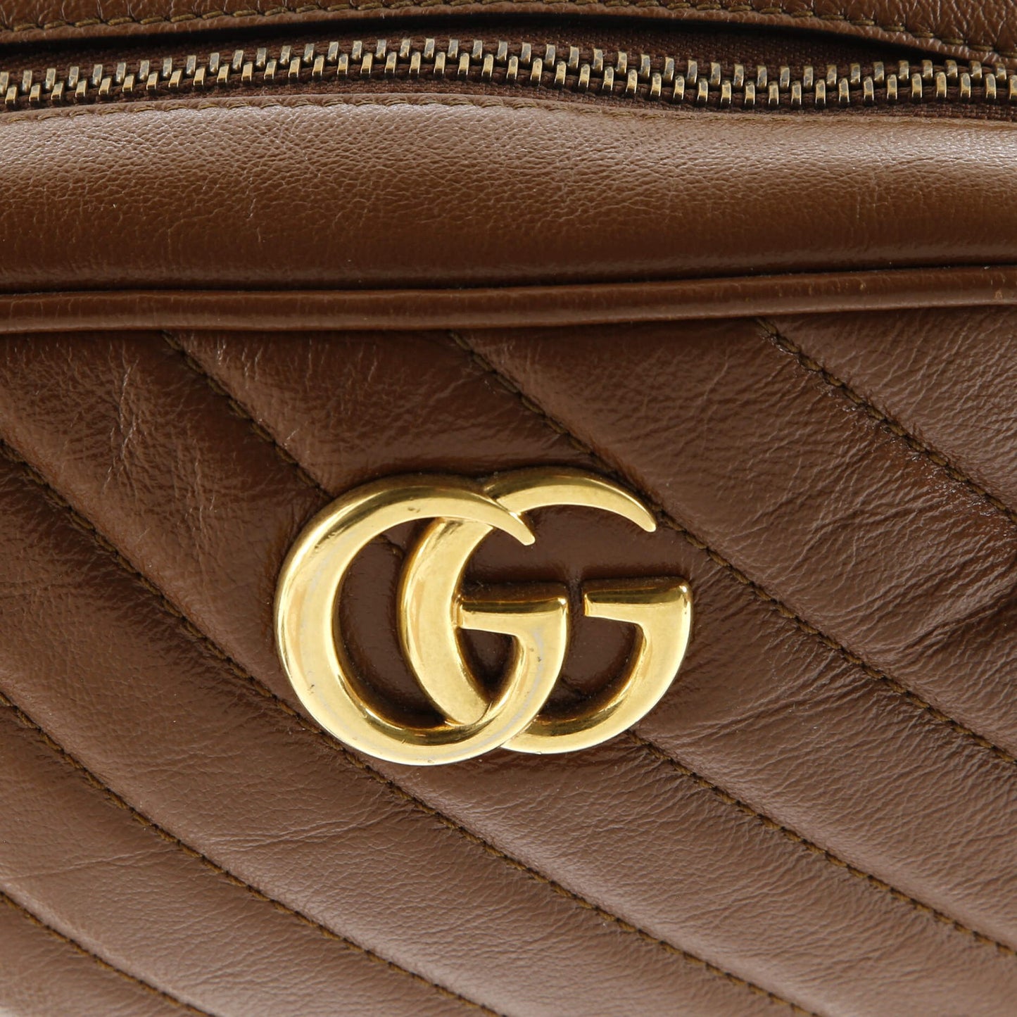 Gucci Gg Marmont Shoulder Bag Diagonal Quilted Leather Mini
