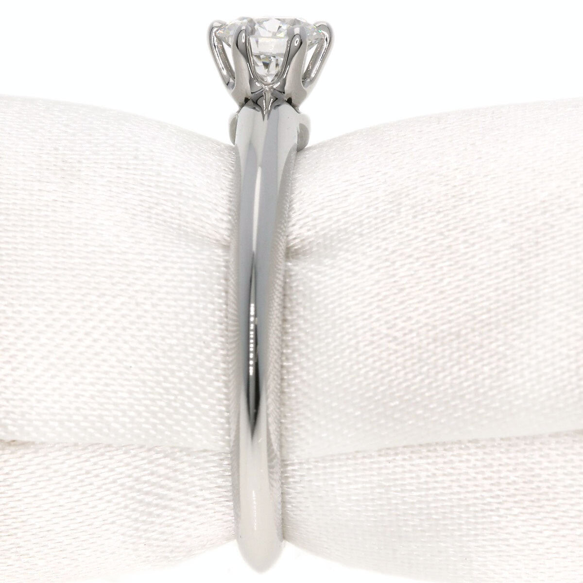 Tiffany&Co. Ring Solitaire Diamond Knife Edge