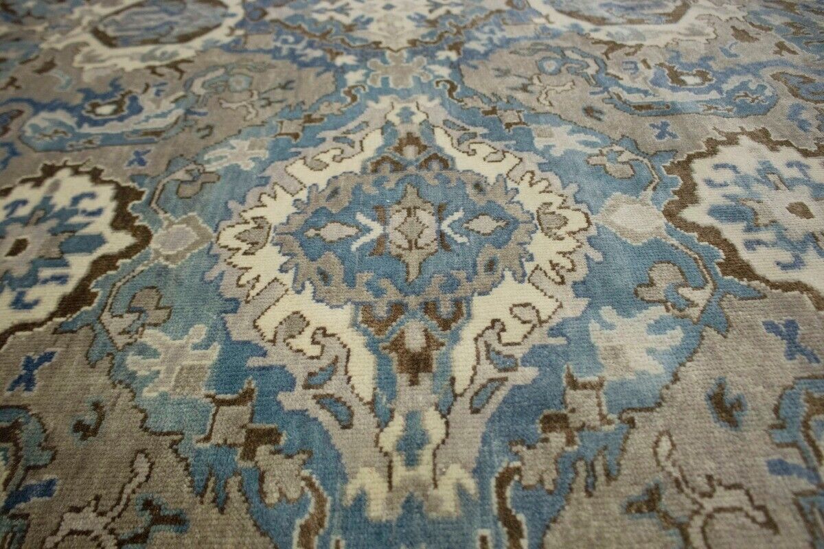 9X12 Ft Handmade Classic Osh Chobi Floral Rug