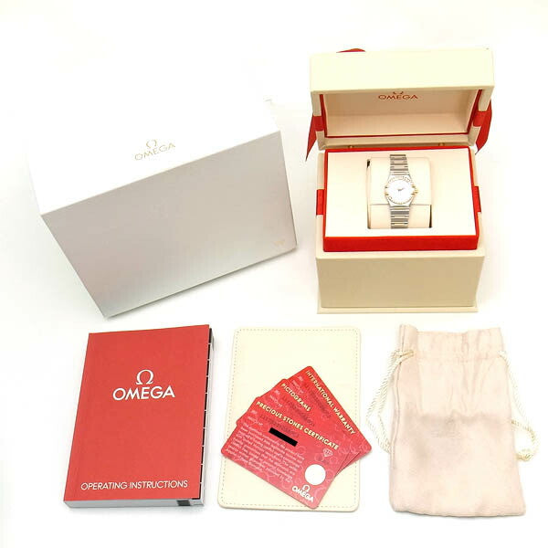 Omega Constellation 111.25.23.60.55.003 White Ladies Used Watch #21011