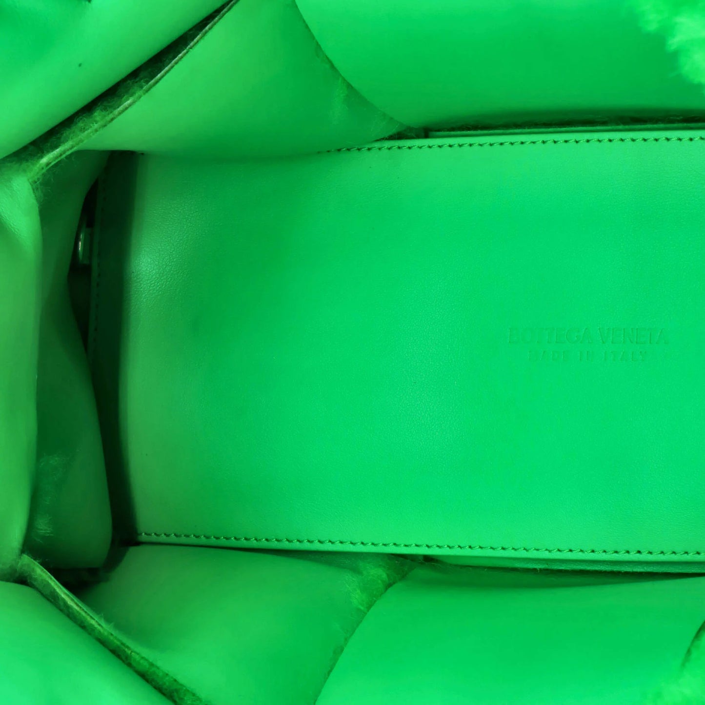 Bottega Veneta Arco Tote Intrecciato Shearling Small