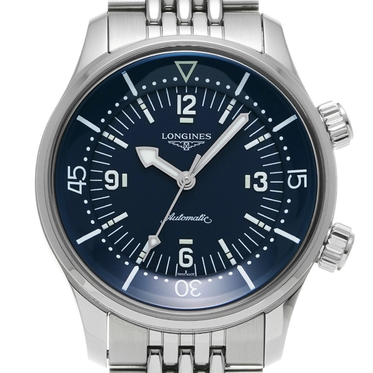 Longines Legend Diver L3.764.4.90.6 Blue Men'S Used Watch #61023