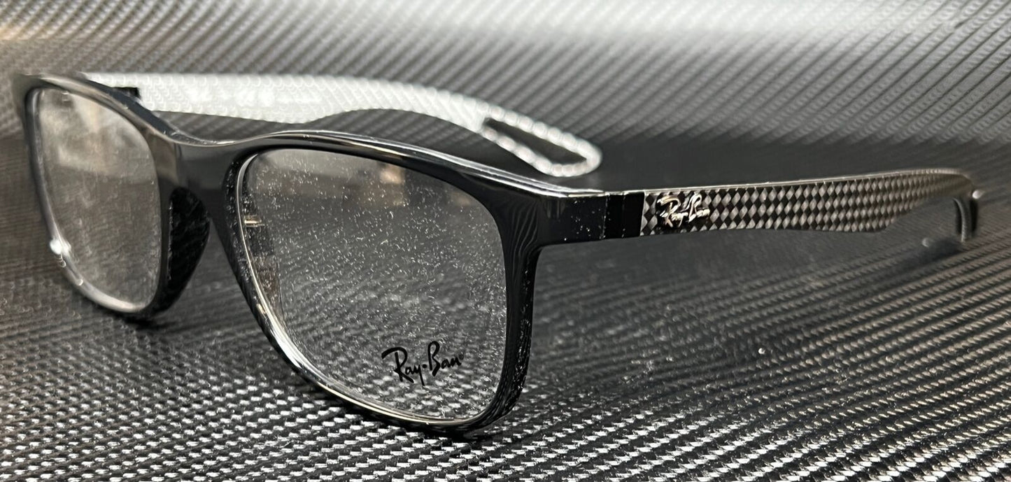 Ray Ban Rx8903 5681 Black Square 55 Mm Men'S