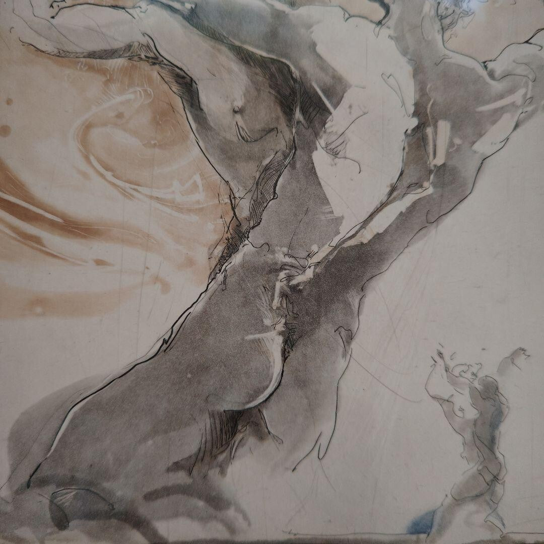 Jurgen Gorg 1995 Original Etching "Sommerwind"