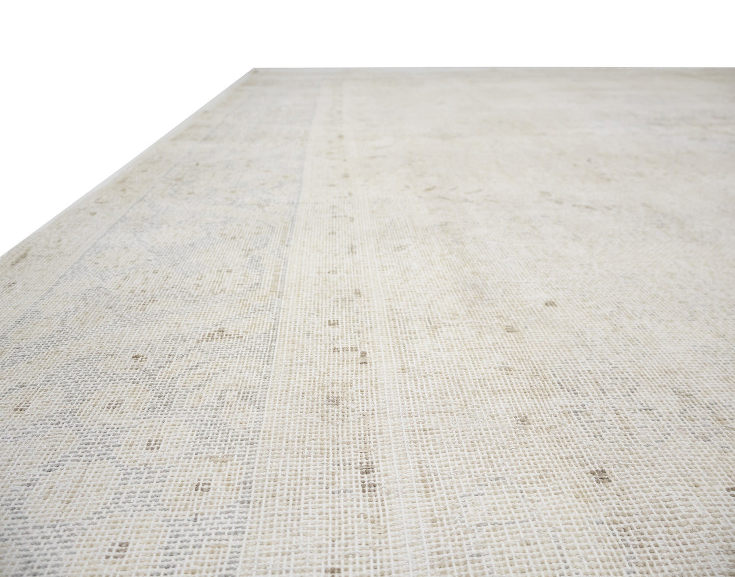 Antique Distressed Vintage Oriental Rug Muted