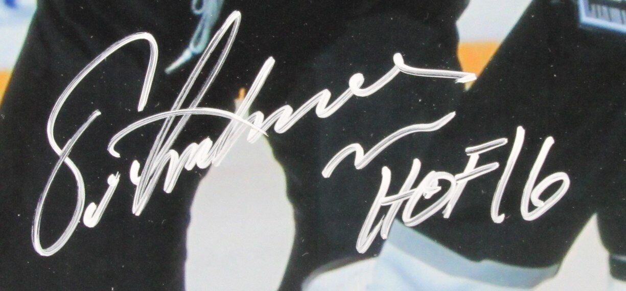 Eric Lindros Hof Autographed/Inscr 16X20 Photo