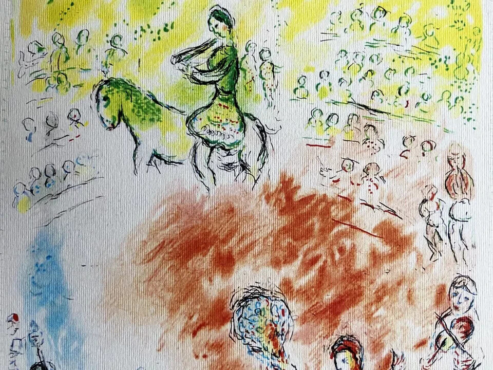 Marc Chagall Sorlier Lithograph Hand Numbered