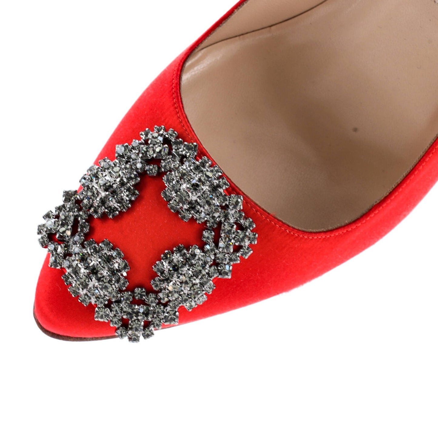 Manolo Blahnik Women'S Hangisi Pumps Satin 90