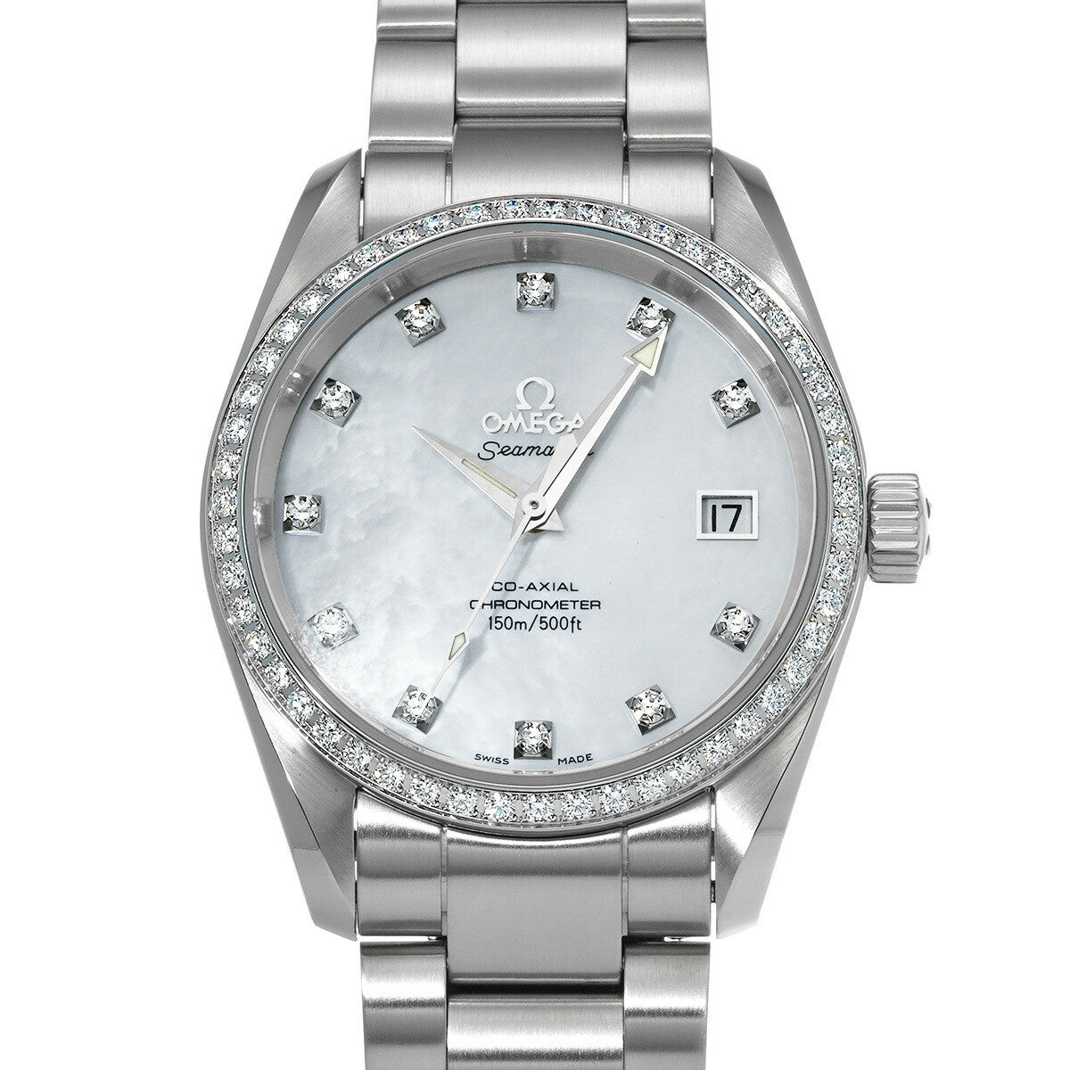Omega Seamaster Aqua Terra Co-Axial 2509.75 White Men'S Used Watch #21118