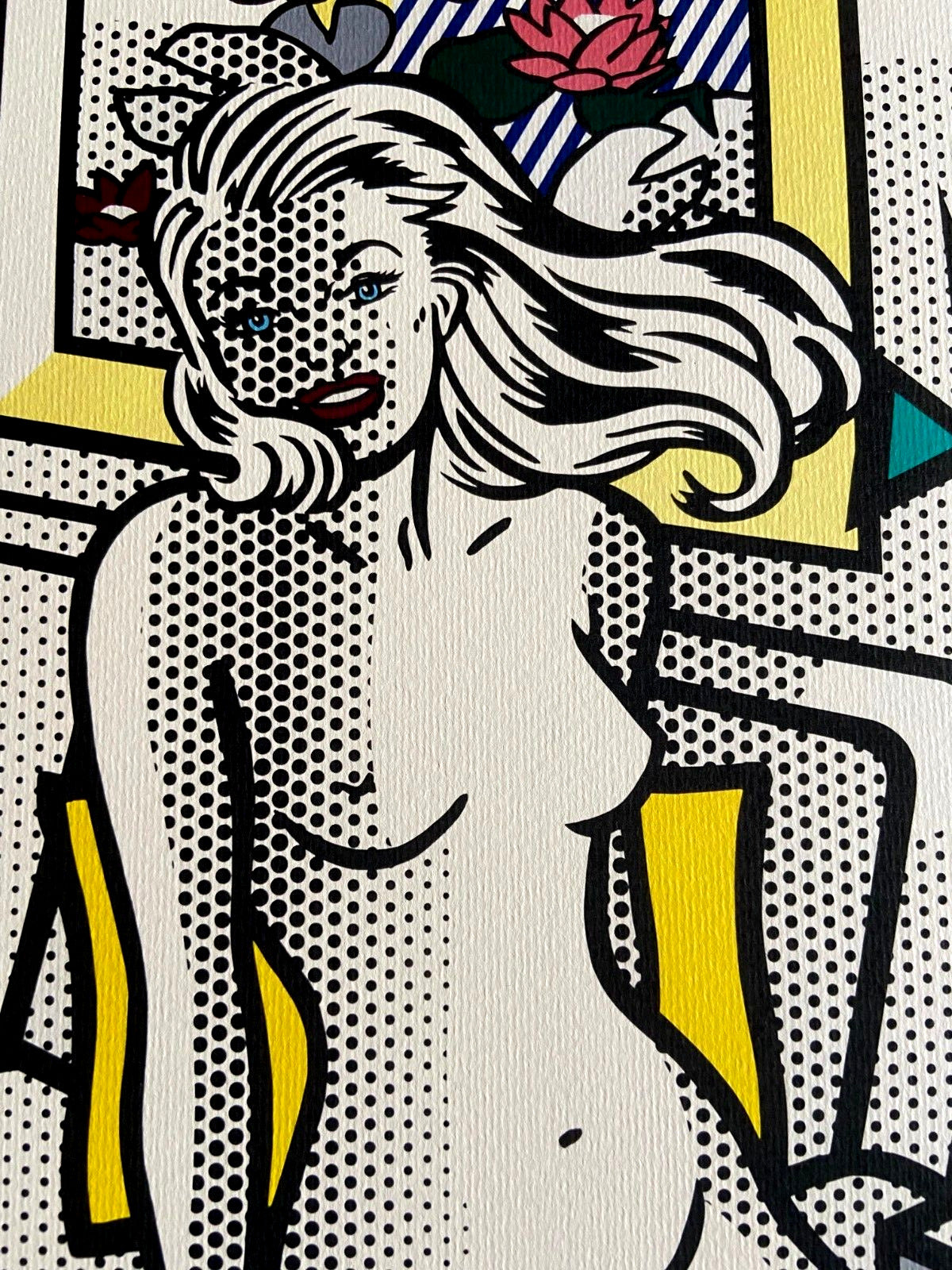 Roy Lichtenstein Lithograph Coa Original Signed