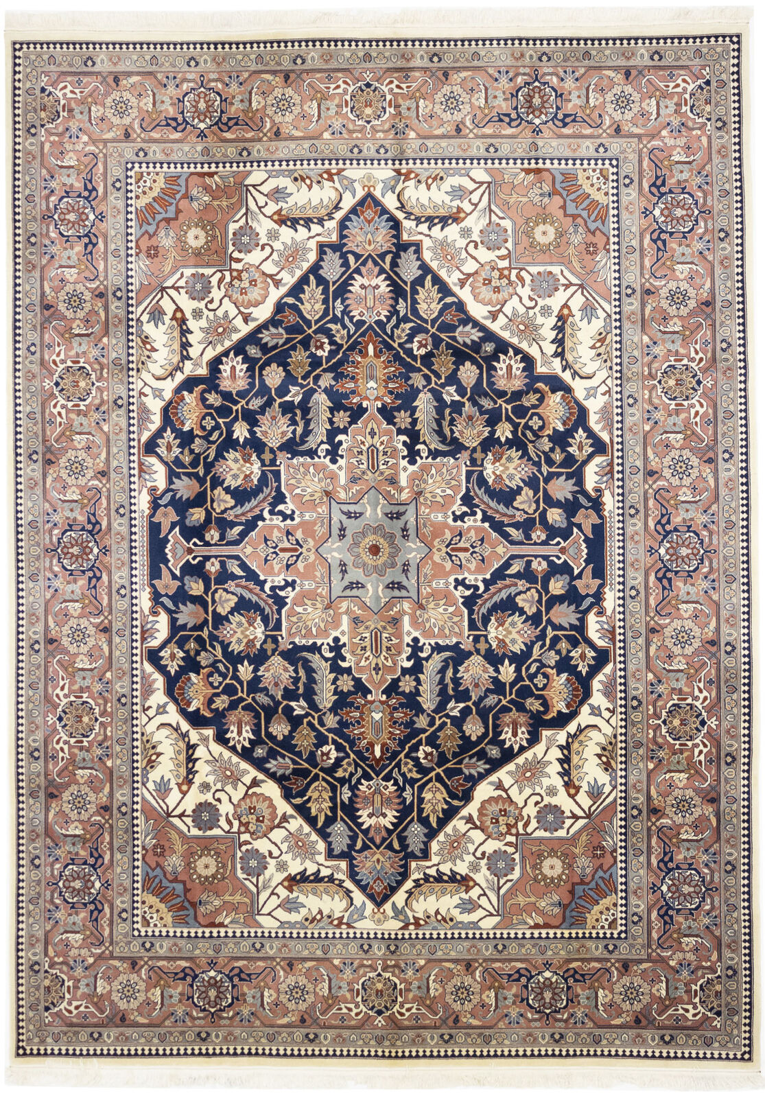 Hand-Knotted Vintage Serapi Oriental Rug 9X12 Ft