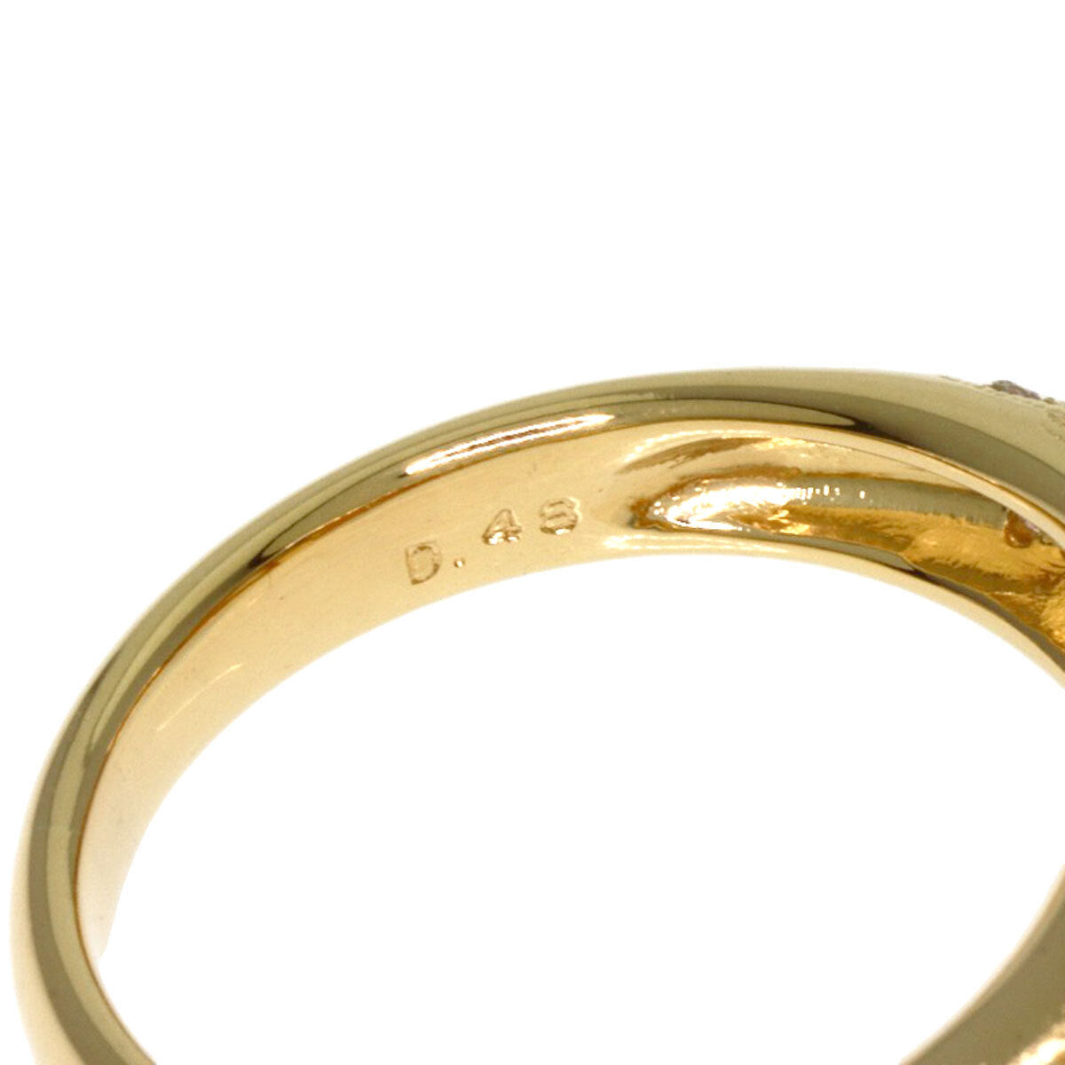 Ponte Vecchio Ring Pearl Pearl Diamond K18 Yellow