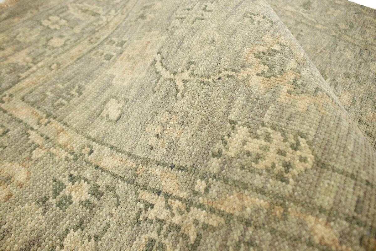 Handmade Vintage Style Oriental Rug Transitional
