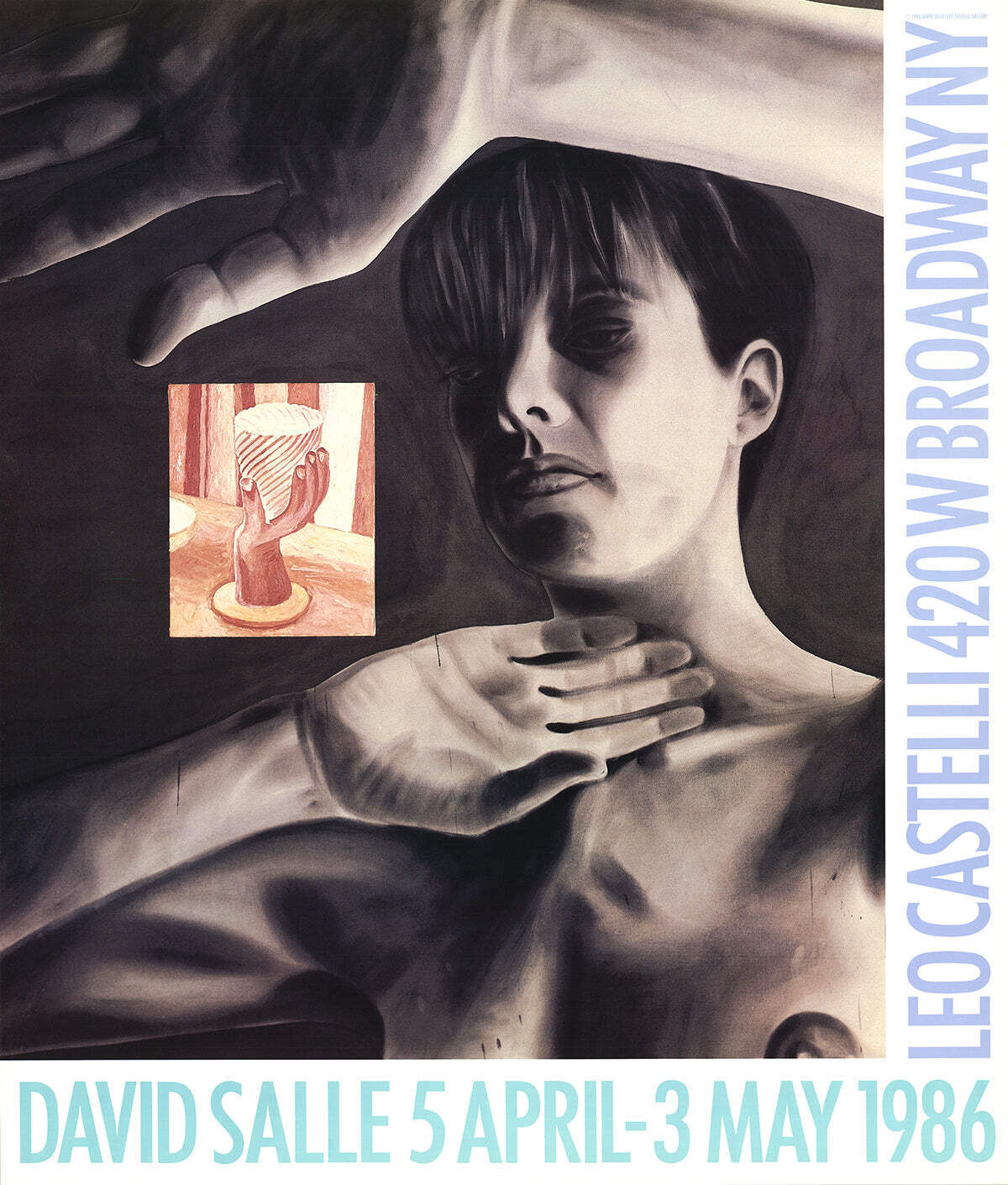 David Salle At Castelli'S " Poster Contemporary Brown Woman