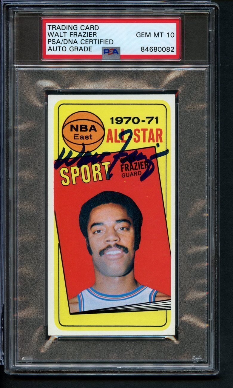 1970 Topps Walt Frazier Hof #106 Card Signed