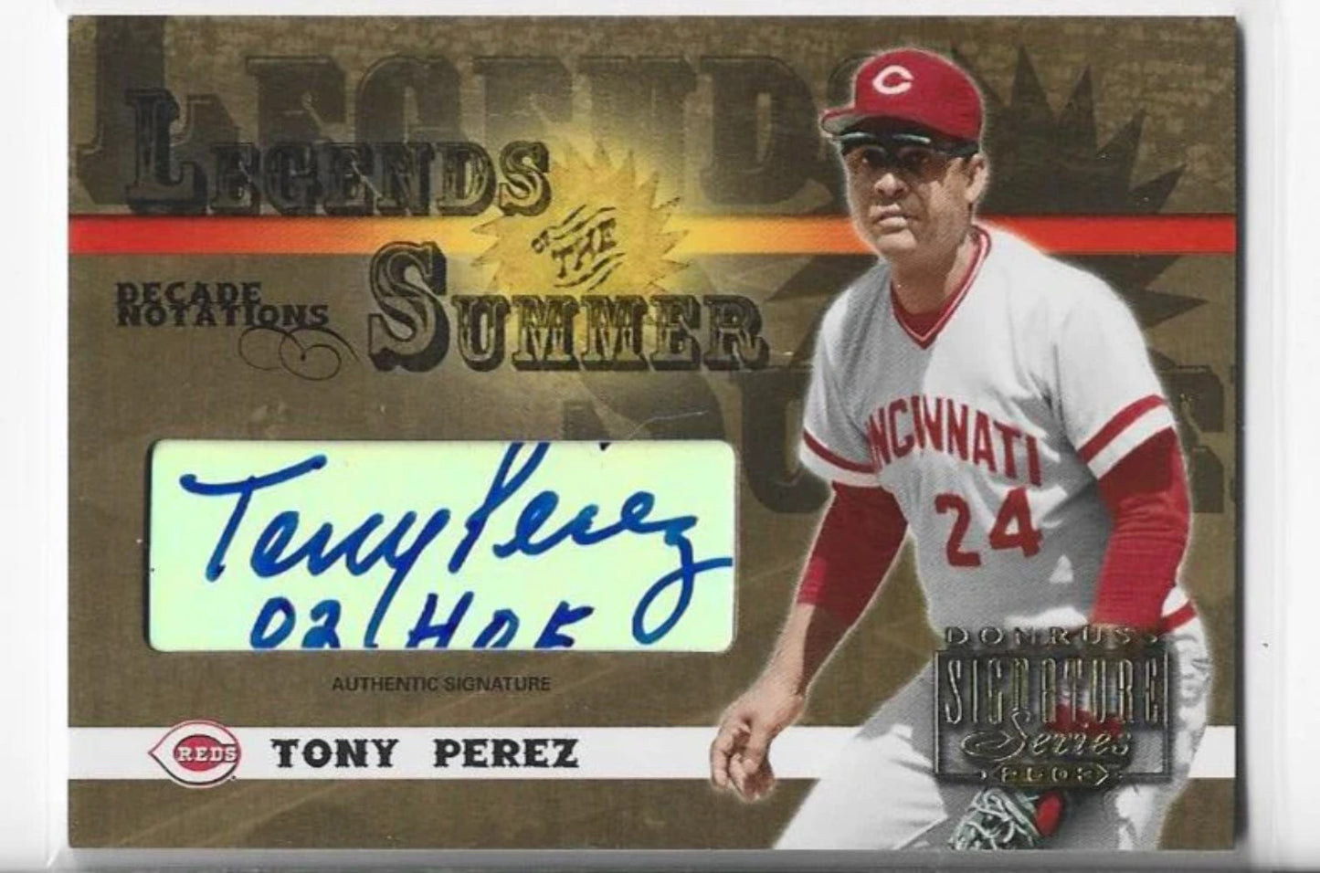 Tony Perez 2003 Donruss Legends Of Summer #Ls-39