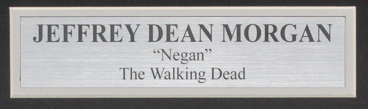 Jeffrey Dean Morgan Signed/Auto Bat Framed "Negan