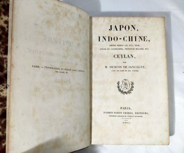 Japon, Indo-Chine, Ceylan By Dubois De Jancigny,