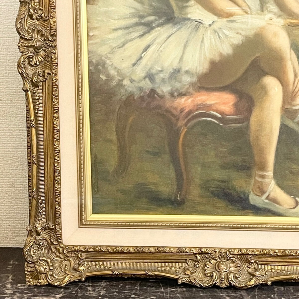 Helmut Breuninger Original Oil Painting On Canvas Signed Framed - Ballerina